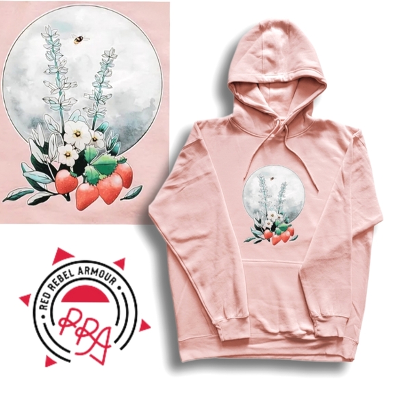 NWOT ✅️ Strawberry Sage Hoodie - Picture 1 of 10